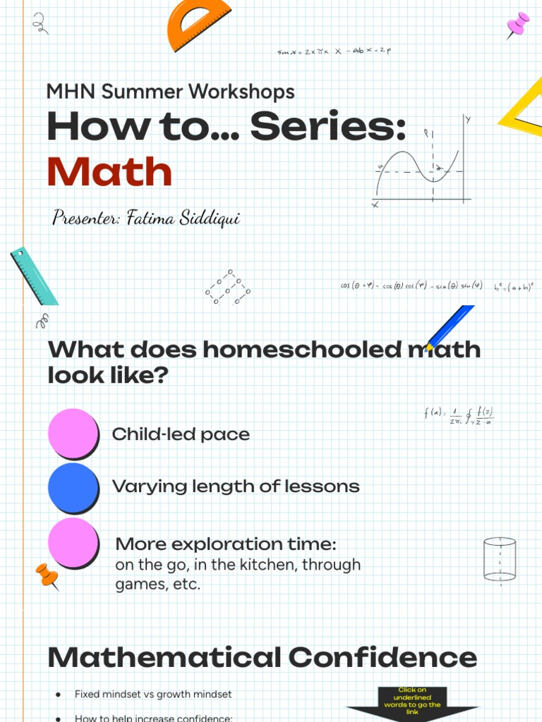 How To Teach Math - Fatima Siddiqui | PDF | Mindset | Curriculum
