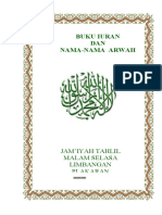 Cover Buku Tahlil