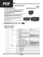 MP5S/Y/W Series: High Performance, Digital Panel Meter