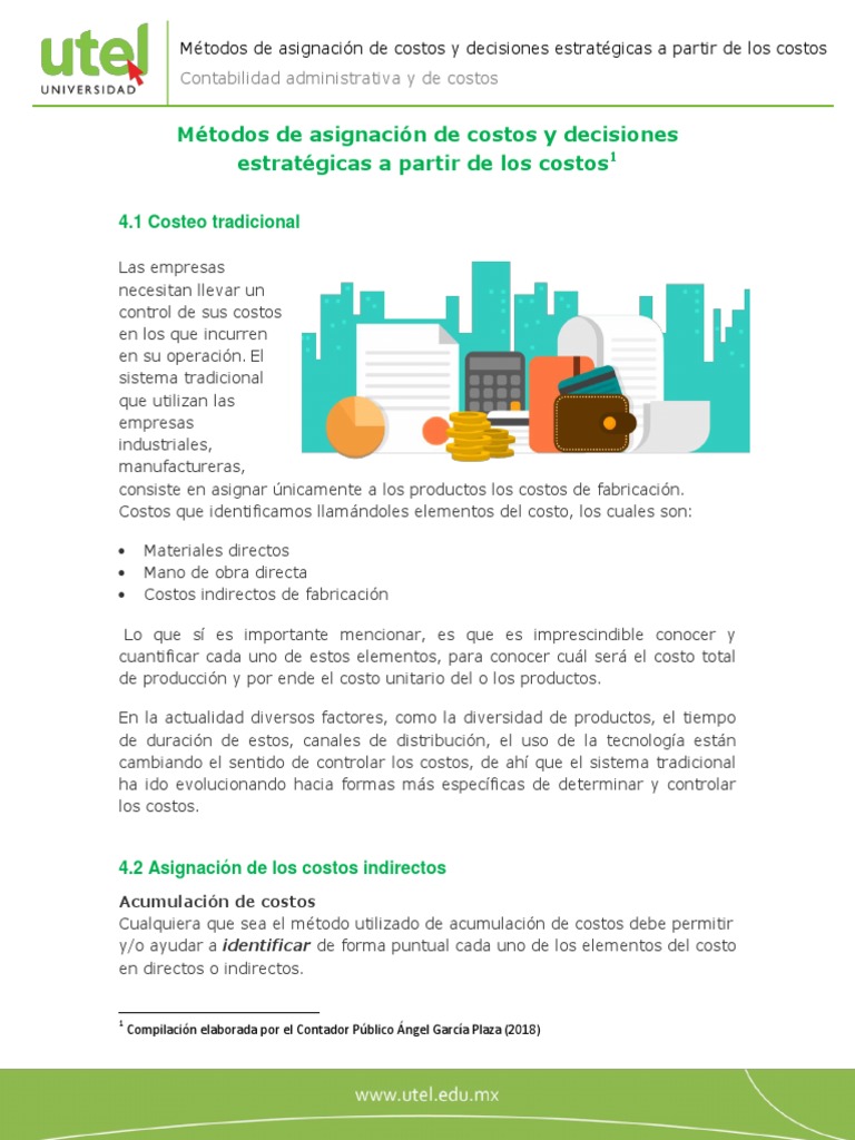 4 Contabilidad Administrativa Y De Costos Pdf Contabilidad