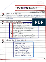 Basic Python Notes