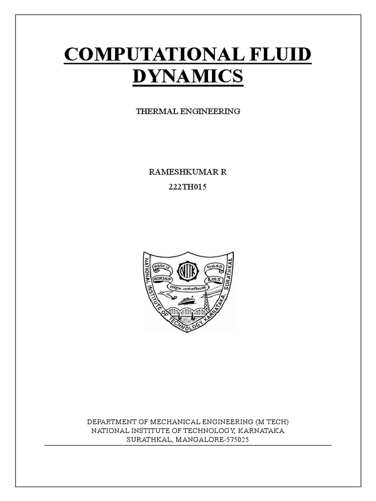 Computational Fluid Dynamics PDF Vortices Fluid Dynamics
