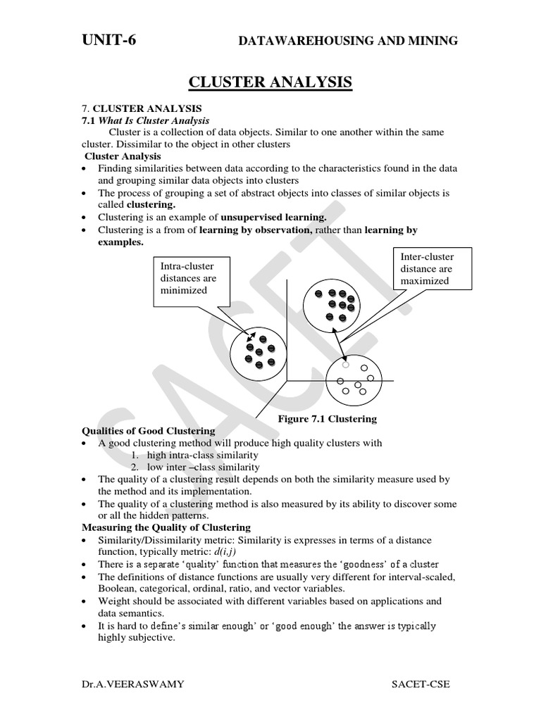Cluster Analysis in Data Mining | PDF | Cluster Analysis | Machine Learning