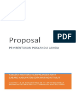 Proposal Pengajuan Posyandu Lansia