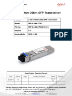 2.5G 1310nm 20km SFP Transceiver
