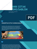 Teknik Cetak Saring/Sablon: Click To Edit Master Title Style