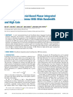 A Novel Metamaterial-Based Planar Integrated Luneburg Lens Antenna With Wide Bandwidth and High Gain