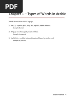Arabic Grammar: Ism, Fi'l, Harf Explained | PDF | Part Of Speech | Verb