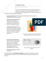 Las Constancias Perceptivas