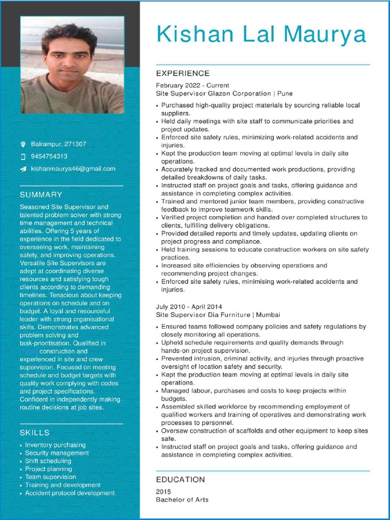 Kishan CV 2 | PDF