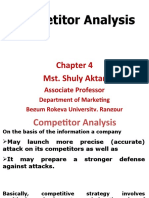 Competitor Analysis Chapter 4