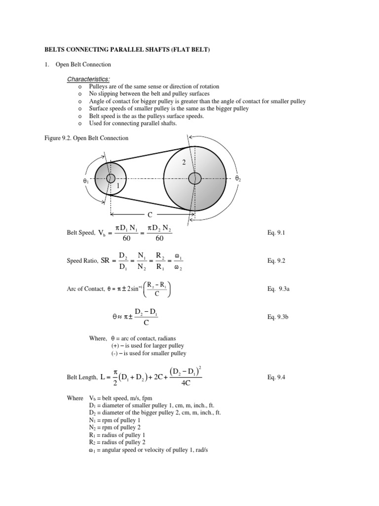 Chains and Belts | PDF | Belt (Mechanical) | Mechanics
