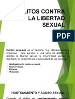Delitos Contra La Libertad Sexual.