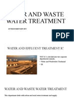 Water and Waste Water Treatment