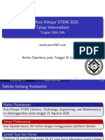 Soal Kuis Kihajar STEM 2020 Tahap Intermediate Tingkat SMA MA