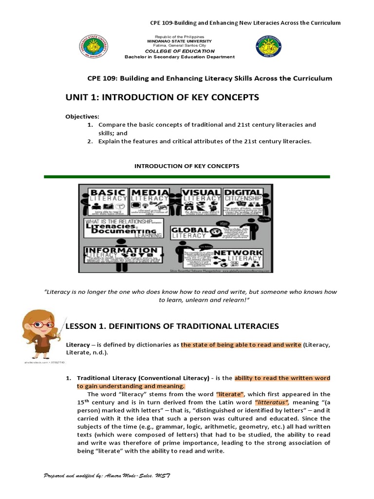 Enhancing 21st Century Literacy Skills | PDF | Literacy | Teachers