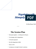 Presentation Content - Negotiation With Monopoly Suppliers 26-07-18