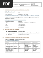 Fiche de données de sécurité simplifiée | PDF