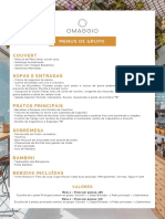 Omaggio - Menus Grupo (PT)