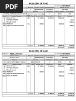 Fiche de Paie Tunisie 2023 | PDF | Salaires | Impôt sur le revenu