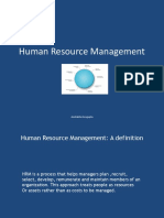 Human Resource Management