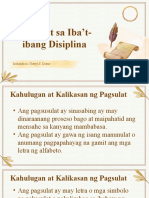 Pagsulat Sa Ibat Ibang Disiplina