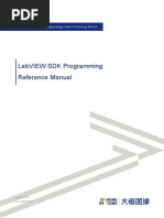 LabVIEW SDK Programming Reference Manual