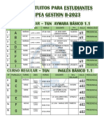 Horarios TGN