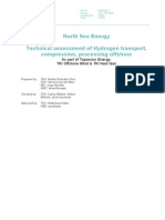 Technical Assessment of Hydrogen Transport, Compression, Processing Offshore