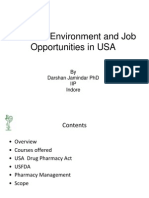 Business Environment and Job Opportunities in Usa: by Darshan Jamindar PHD Iip Indore