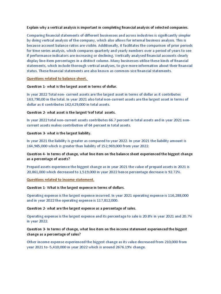 Income and Balnce Sheet Analysis | PDF | Expense | Balance Sheet