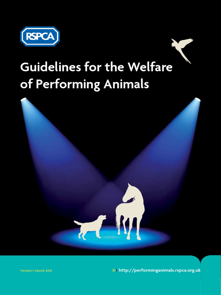 Guidelines For Welfare PDF Animal Welfare Risk