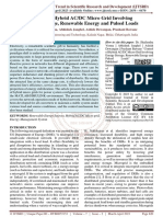 Control of Hybrid AC DC Micro Grid Involving Energy Storage, Renewable Energy and Pulsed Loads