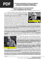 Sociologia TXT Adorno Horkheimer