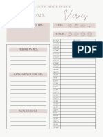 Planner Diario Agenda Moderna