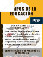 Campos de La Educación