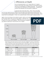 Depth Efficiencies Aeration