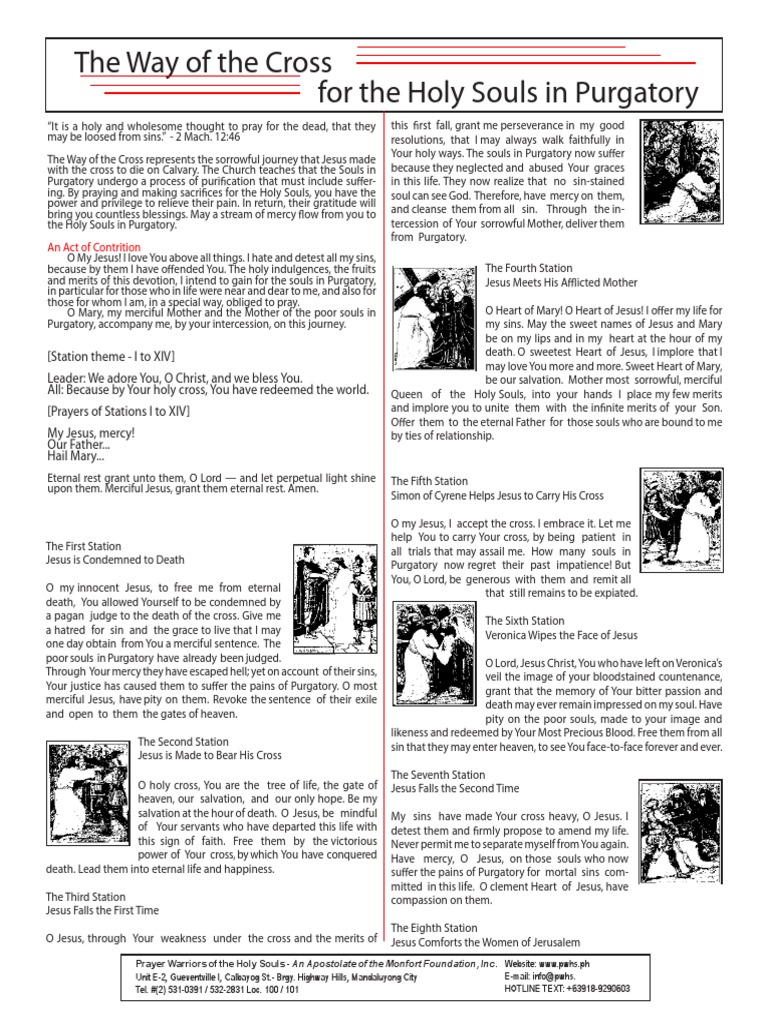 Way of the Cross for Holy Souls | PDF | Purgatory | Salvation