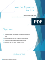 Trastorno Del Aspectro Autista Presentación Pie