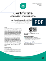Oeko-Tex CertificateWoven & Knit 21.HBD.77407-extension2 - ACML