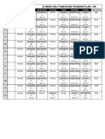 H-M. TRAINING Plan