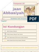 Pelajaran 20: Kerajaan Abbasiyah