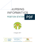 Joint Position Statement Nursing Informatics Hisa Nia