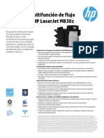 Caracteristicas Impresora HP Laserjet m830