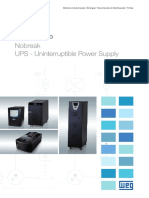WEG Ups Uninterruptible Power Supply 50030514 Catalogo Portugues BR 1