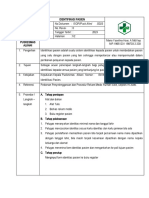 SOP Identifikasi Pasien Fix PKM Alkani