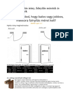 Beltéri Ajtó Nyitás Irány, Falfül, Káva