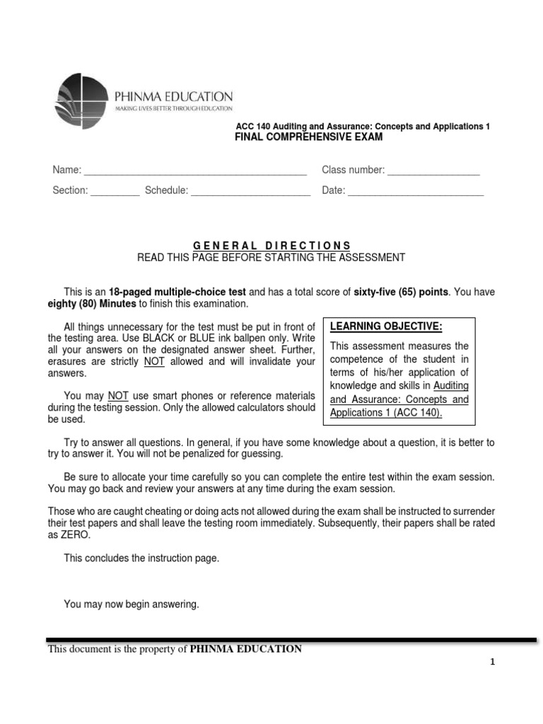 f-sas-day-26-final-comprehensive-exam-pdf-194557631-pdf-audit