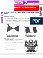 Simbolos de La Patria para Segundo de Primaria