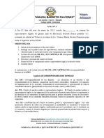 Acta de Reunión Inicio Año Lectivo 2023-2024